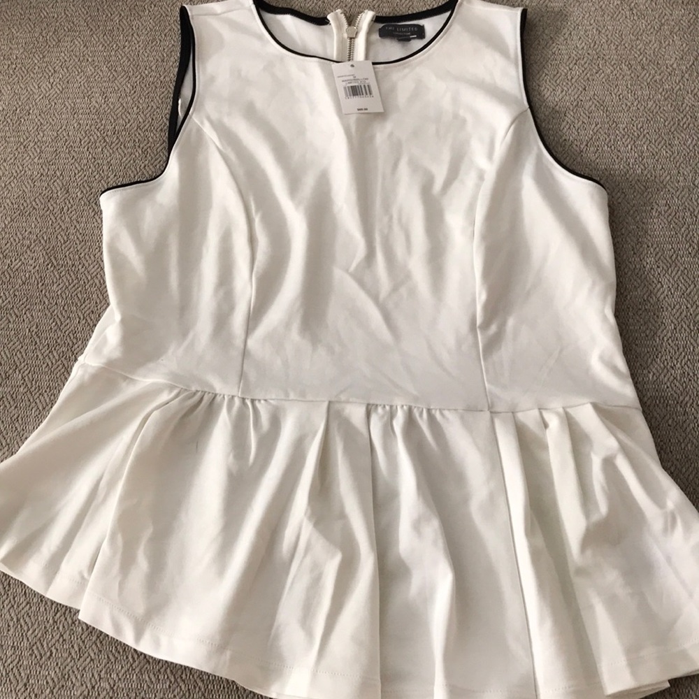 Limited asymmetrical peplum